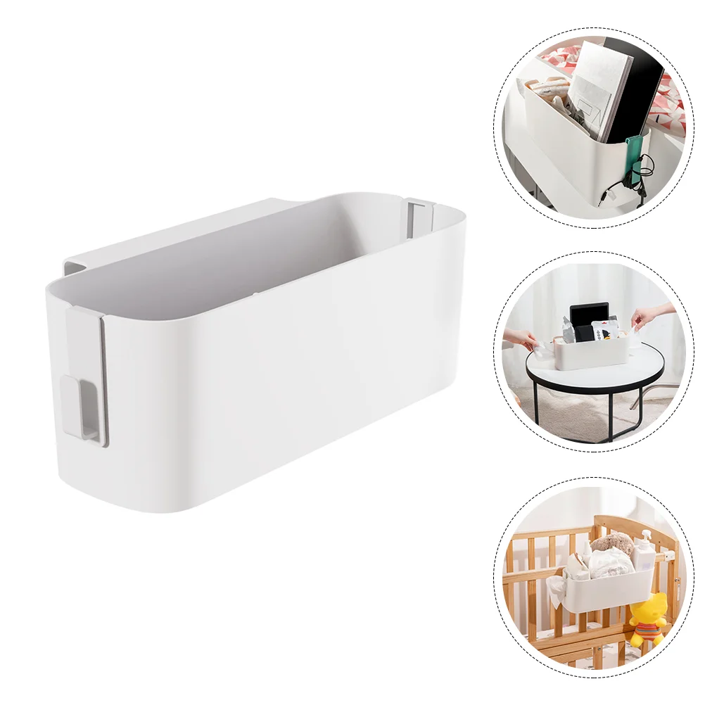 

Plastic Bedside Dorm Bed Bedside Hanging Storage Organizer Hanging Basket Sundries Box Holder Bed Storage Accessories Dorm Bunk