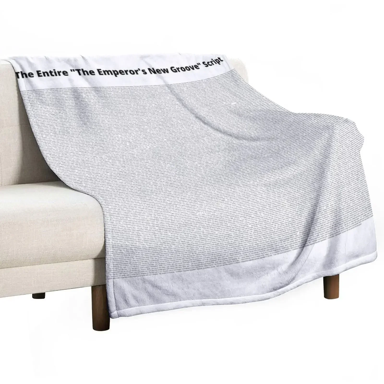 

The Entire The Emperor's New Groove Script Throw Blanket Blankets Sofas Of Decoration Travel Comforter Luxury Brand Blankets