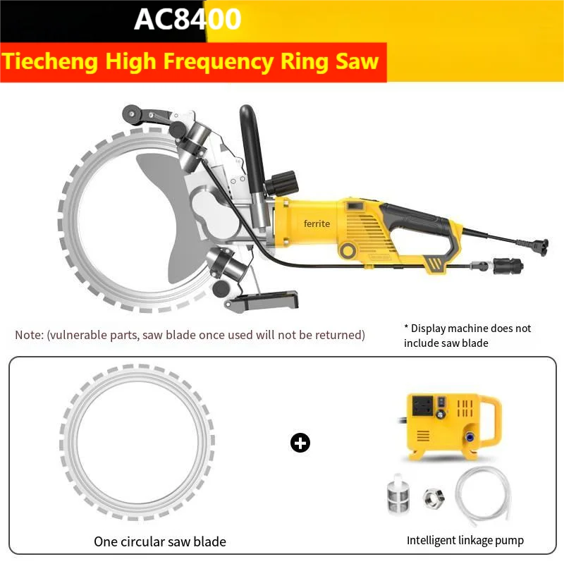 High Frequency Ring Saw, High-Power Concrete Wall Cutting Machine, Multifunctional Stone Electric Tool Tiling Tools   413 6