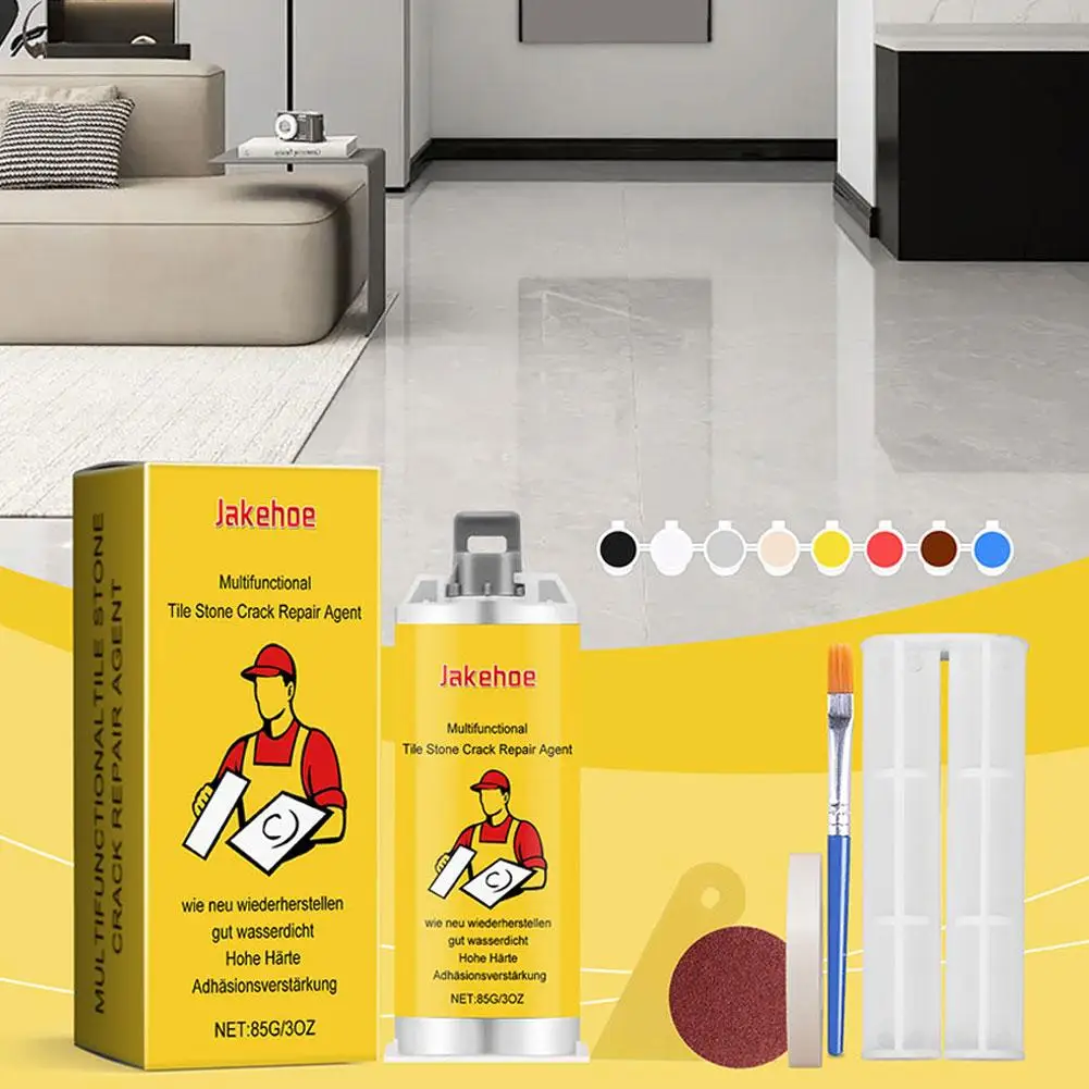 Tile Stone Crack Repair Kit 85g Tile And Glaze Chips With Cracks Adhesio Tub Paste Fix And Repair Super Sink