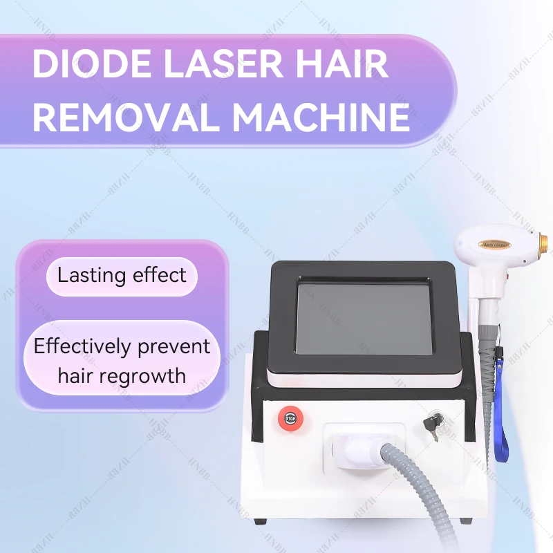 Wavelength 808nm Diode Laser Hair Remover Painless Effective Hair Removal Machine with 755nm 808nm 1064nm for All Skin