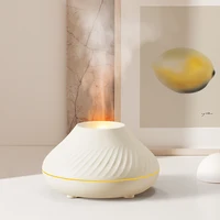 GearUP DQ705 Volcanic Flame Mini Humidifier With Color Night Light- White Color - Image 5