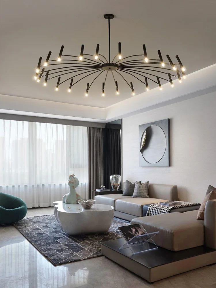 Living room lamp new light luxury bedroom chandelier Nordic lamps
