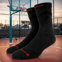 Chaussettes de sport pour hommes, chaussettes de basket-ball, semelle éponge, chaussettes de course athlétiques, antidérapantes, confortables, de Trekking, respirantes pour adolescents garçons 3