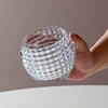 Modern Minimalist Crystal Small Vase Living Room Mini Transparent Glass Ball Flower Arrangement Hydroponic Desktop Decoration 6