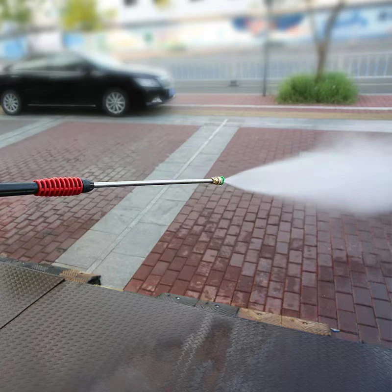 익스텐션 지팡이가 있는 자동차 고압 물 세척 건, 4000 PSI, 5 개의 빠른 연결 노즐, 가정 세척기용