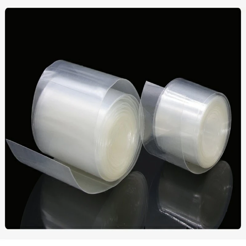 Battery Wrap 1~20M Transparent Width 25mm~400mm Insulated Protection Cover Film Skin PVC Heat Shrink Tube for Battery Packs