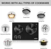Hot Plate, 1800W Electric Burner Double Hot Plate for Cooking Countertop Burner w/ Temperature Control, Portable | USA | NEW 2