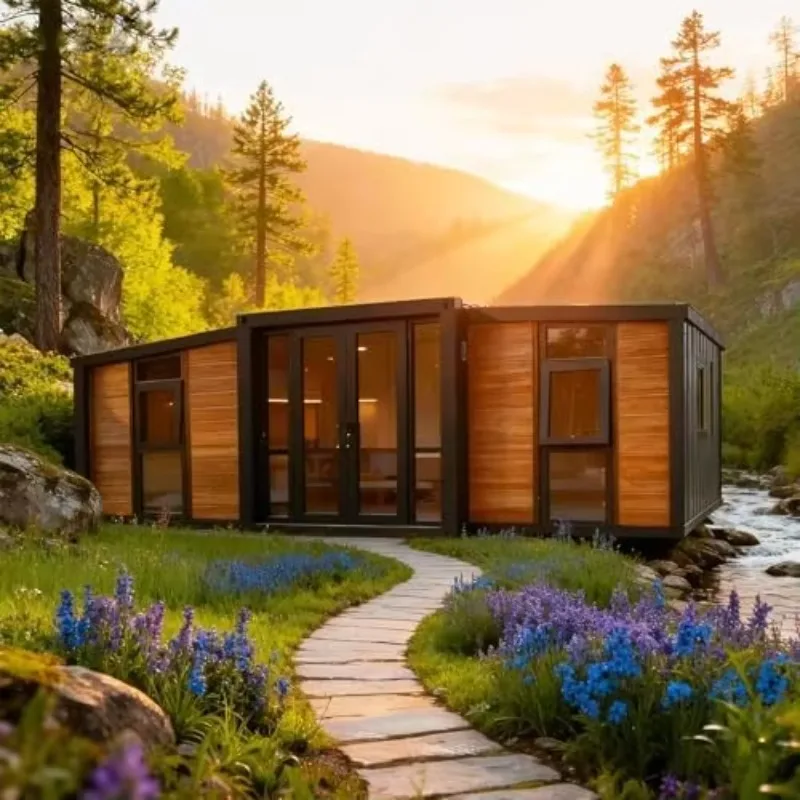Expandable Container House Prefab Home Modular Steel Structure Modern ...