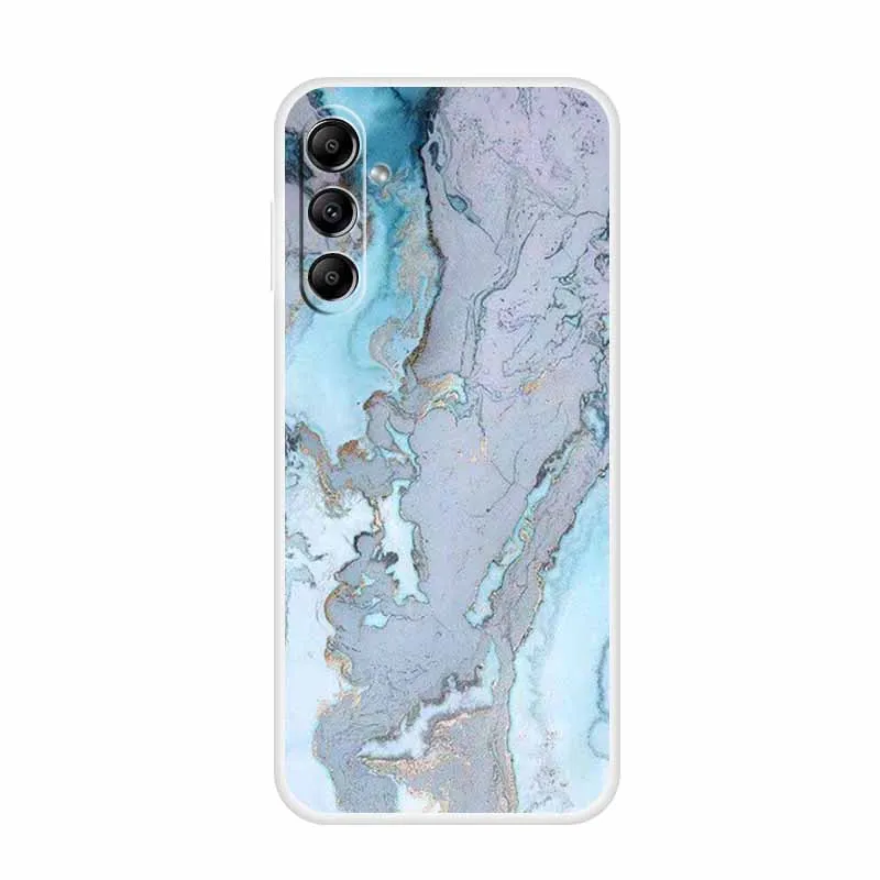 Marble Design Soft Silicone TPU Phone Case - Cartoon Print Cover