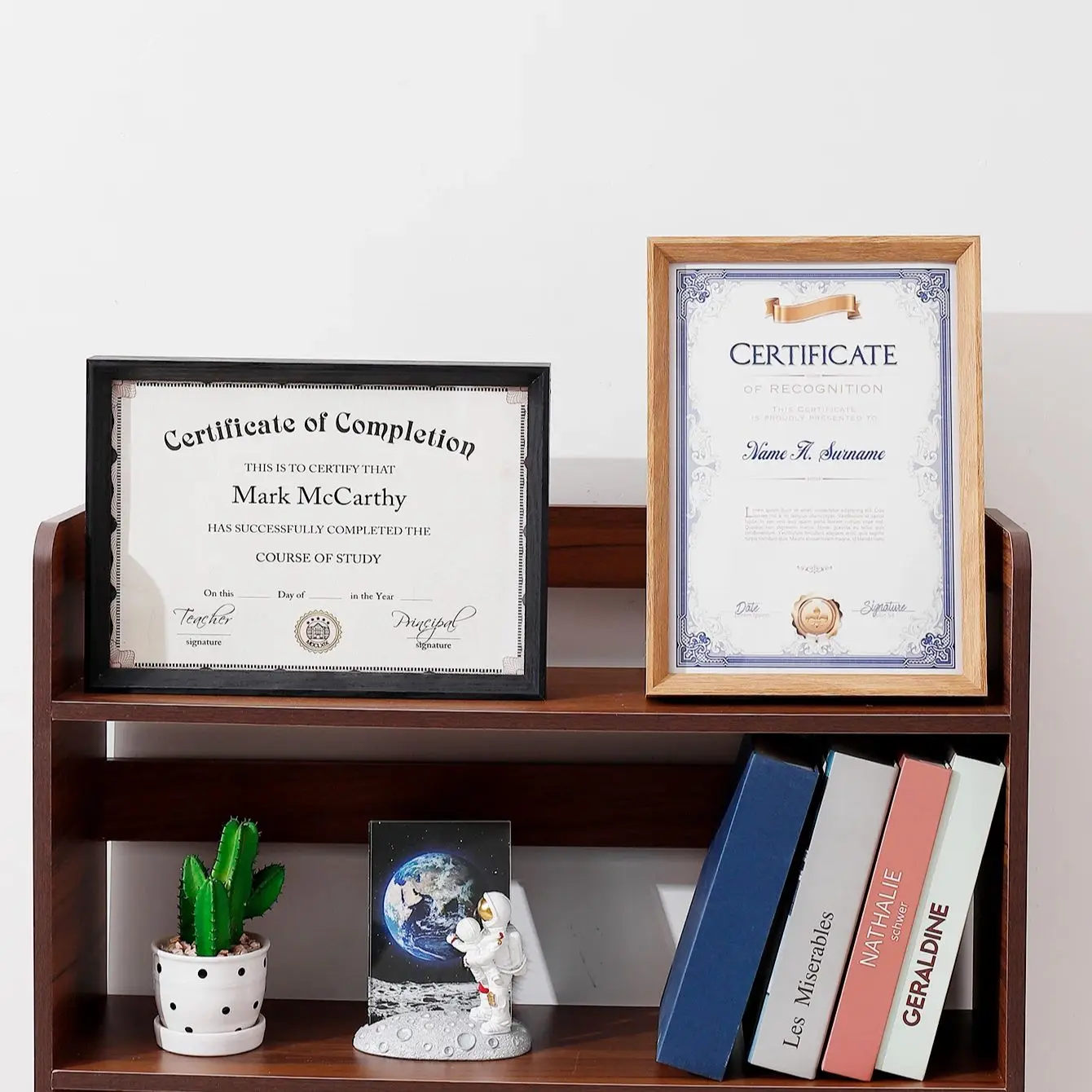 1PC A4 double-sided transparent display frame photo frame acrylic display holder display case for certificates diplomas display photos American business license file frame