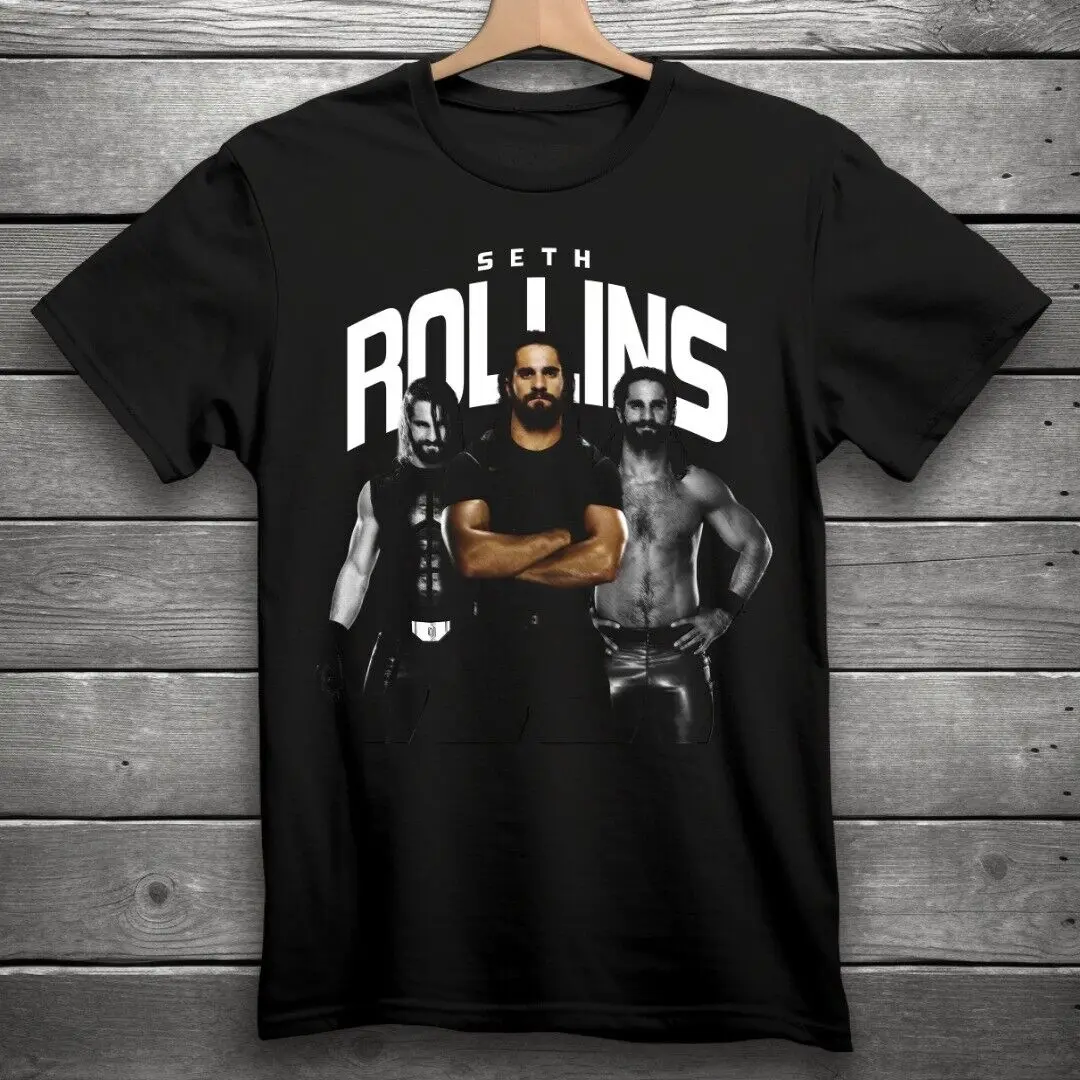 

Черная футболка для борьбы Seth Rollins WWE