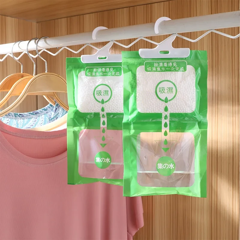 Hangable Wardrobe Moldproof Moisture Proof Dehumidification Bag humidity Moisture Absorbing Bag Closet Dehumidizer Eco Friendly 6