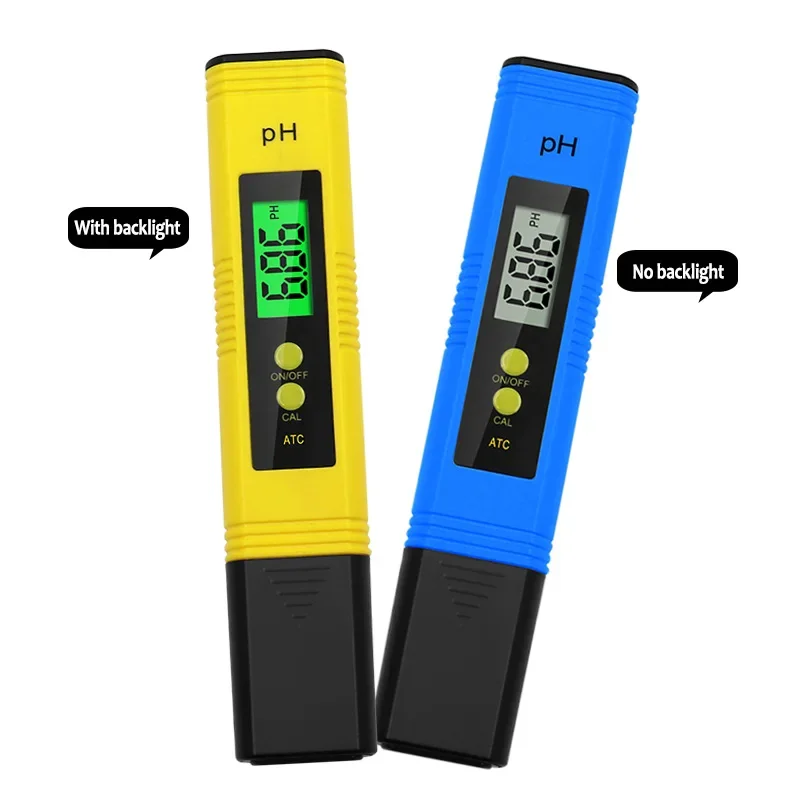 Air Conditioning Unit Digital Water PH Meter, Dr.meter 0.01 Resolution High Accuracy Ing Pen With Backlit And Data Hold, 0-14pH Measurement Range Water Quality Ph Test