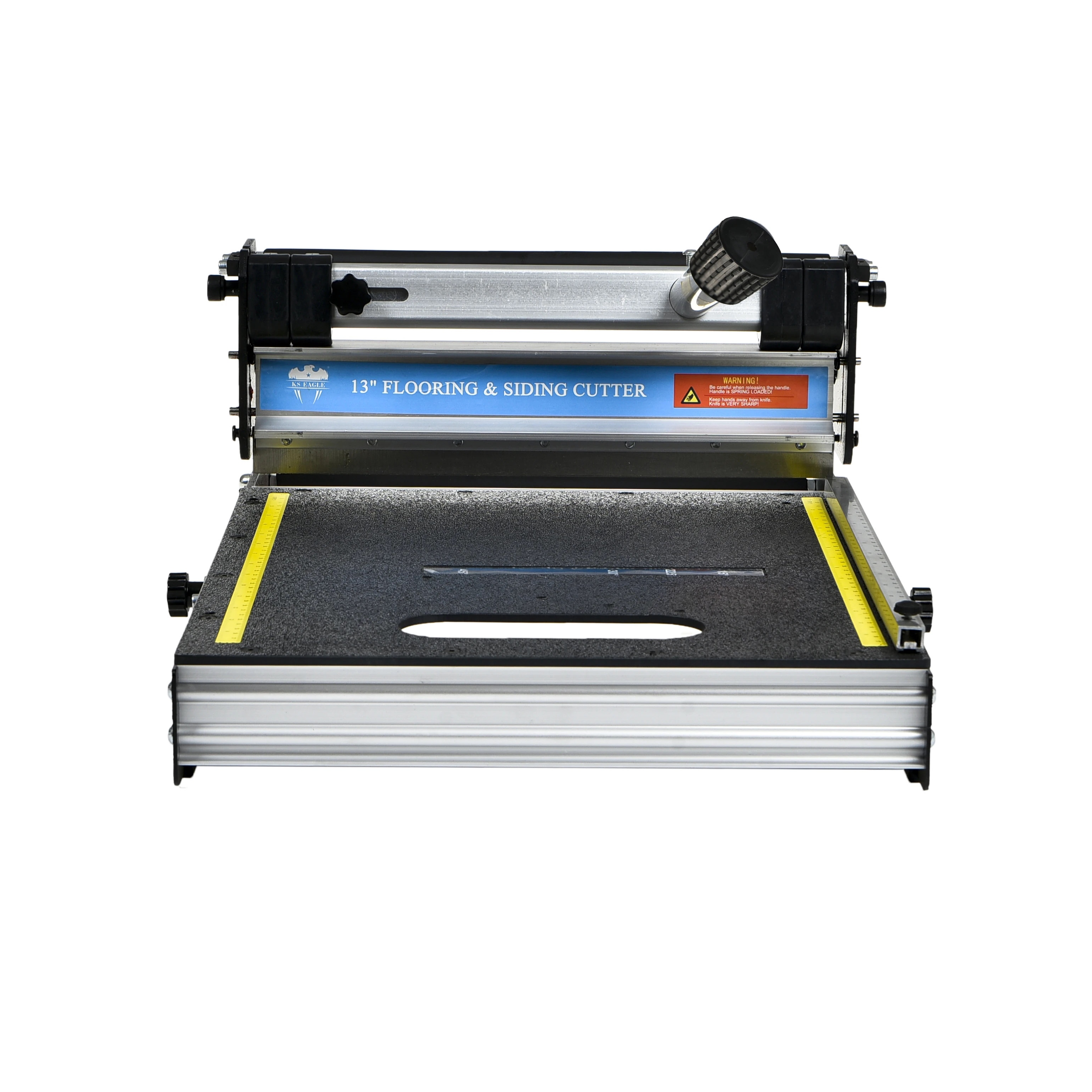 KS EAGLE KU340 13" Floor Cutter Pro LVP / LVT / VCT / PVC / WPC / Rigid Core Vinyl Plank Cutter And More - Honing Stone Included 5