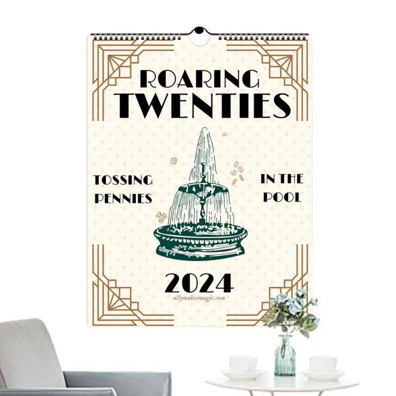 

2024 Calendars Wall Wall Mounted Planner Monthly Calendar 2024 Monthly Planner Exquisite Practical Wall Art Calendar For