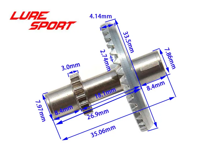 프로톤 드라이버 기어 및 핀니언 기어 스풀, 합금 헤비 스피닝 낚시 릴용, 솔티스트 수리 DIY 액세서리로톤