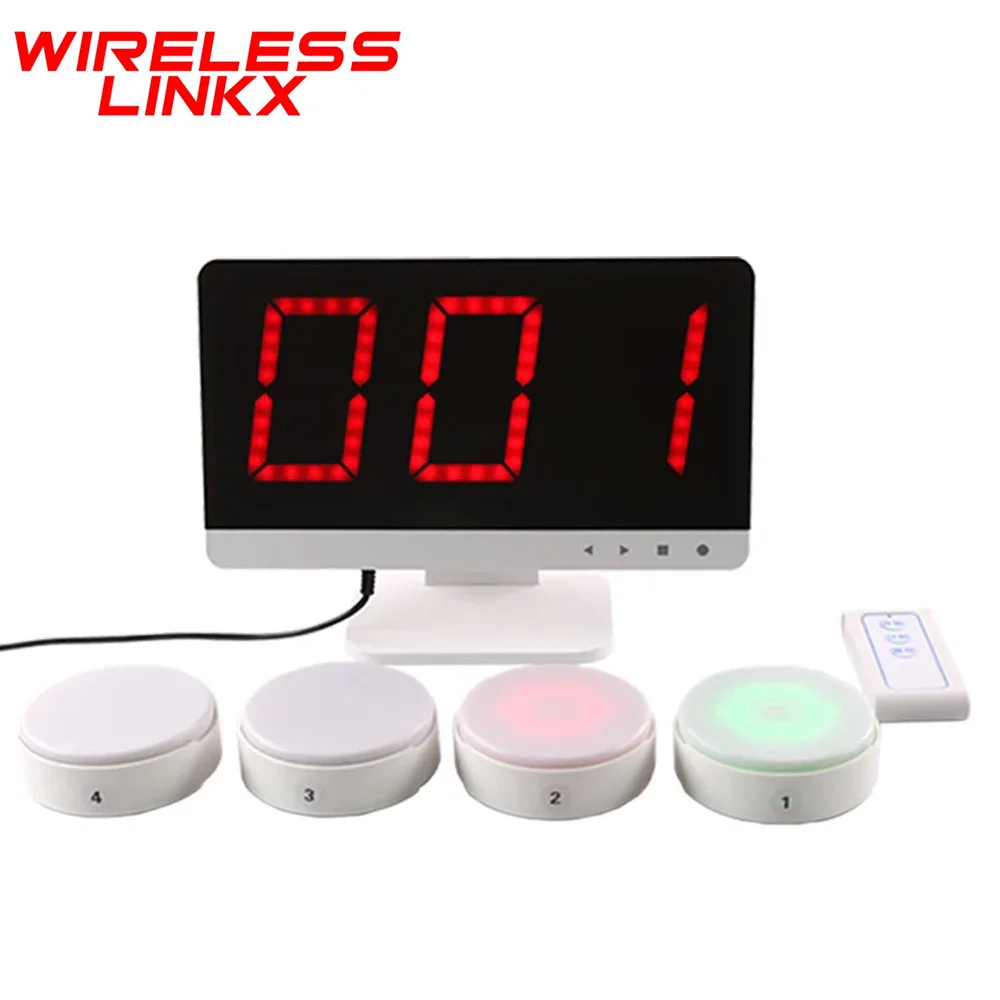 

Quiz Answer Game Buzzer System 4 Color States 3 Answer Modes for Classroom Competition Family Games Answer Buzzer