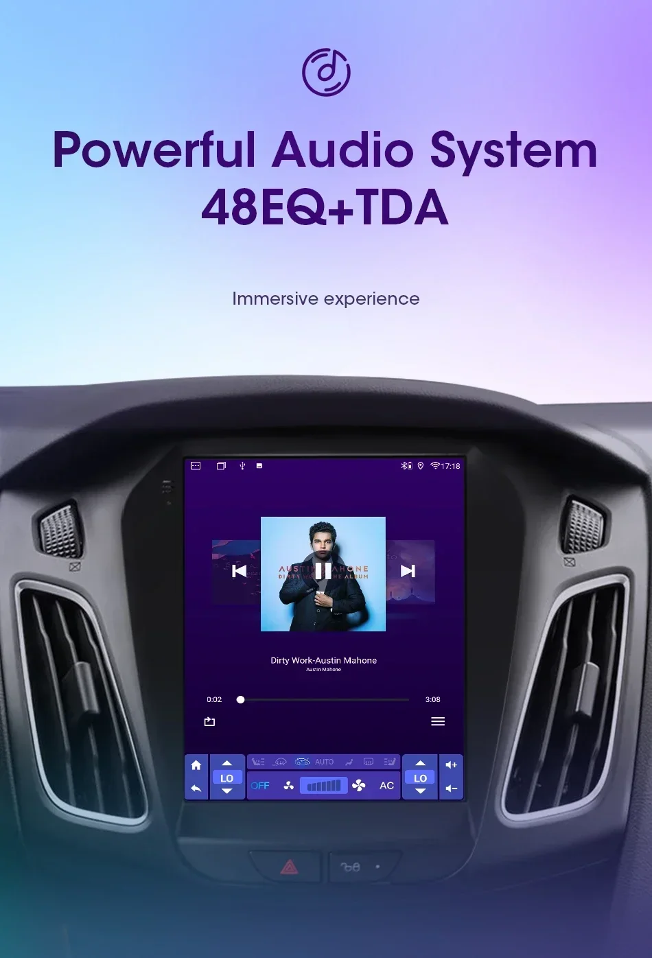 Srnubi 9,7 ''Android Auto Radio Für Ford Focus 3 2011-2019 Navigation Stereo Multimedia Player Carplay Vertikale Bildschirm kopf Einheit – Detail 12