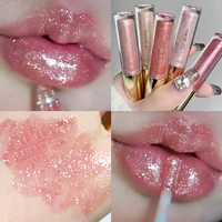 Moisturizing, plump and sparkling lip gloss, water-glossy mirror lip glaze, moisturizing and moisturizing lip oil for pouty lips 1