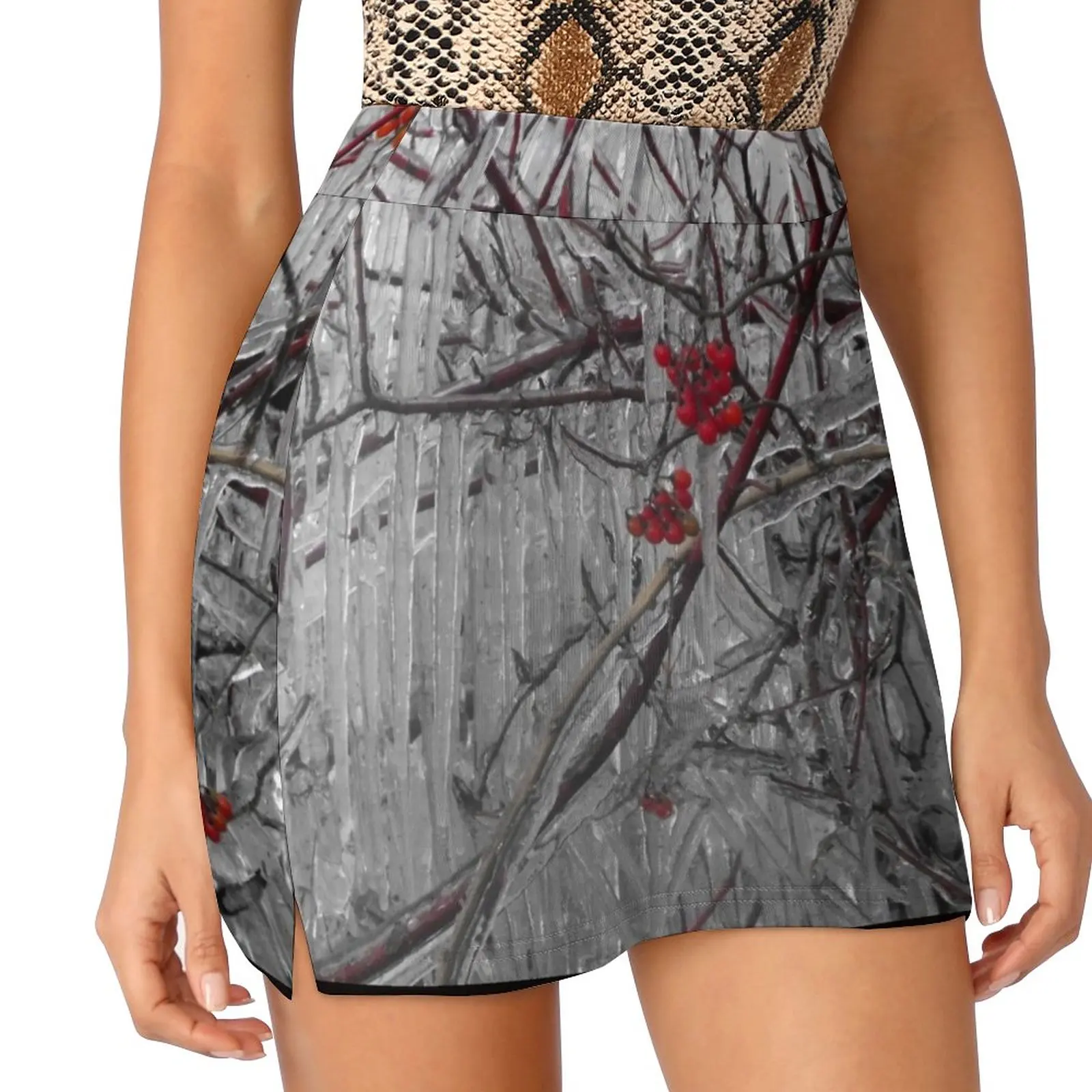 

A touch of Red Light proof trouser skirt Miniskirt woman korean fashion