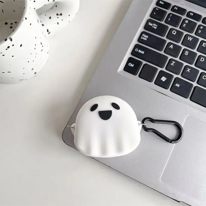 Gengar Silicone Earphone Case with Carabiner - Full Protection Cover