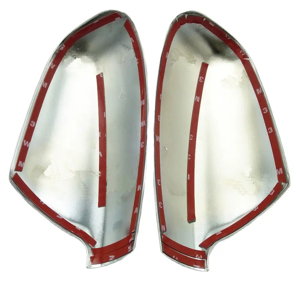 Door Side Wing Rearview Mirror Case Side Mirror Chrome Cover For Peugeot 307 CC SW 407 2004-2012 Accessories 2pcs Car Styling