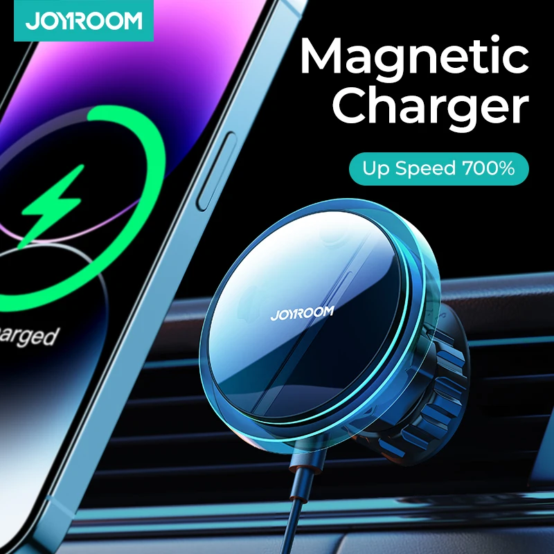 Pomerroom-Support de téléphone de voiture magnétique, chargeur