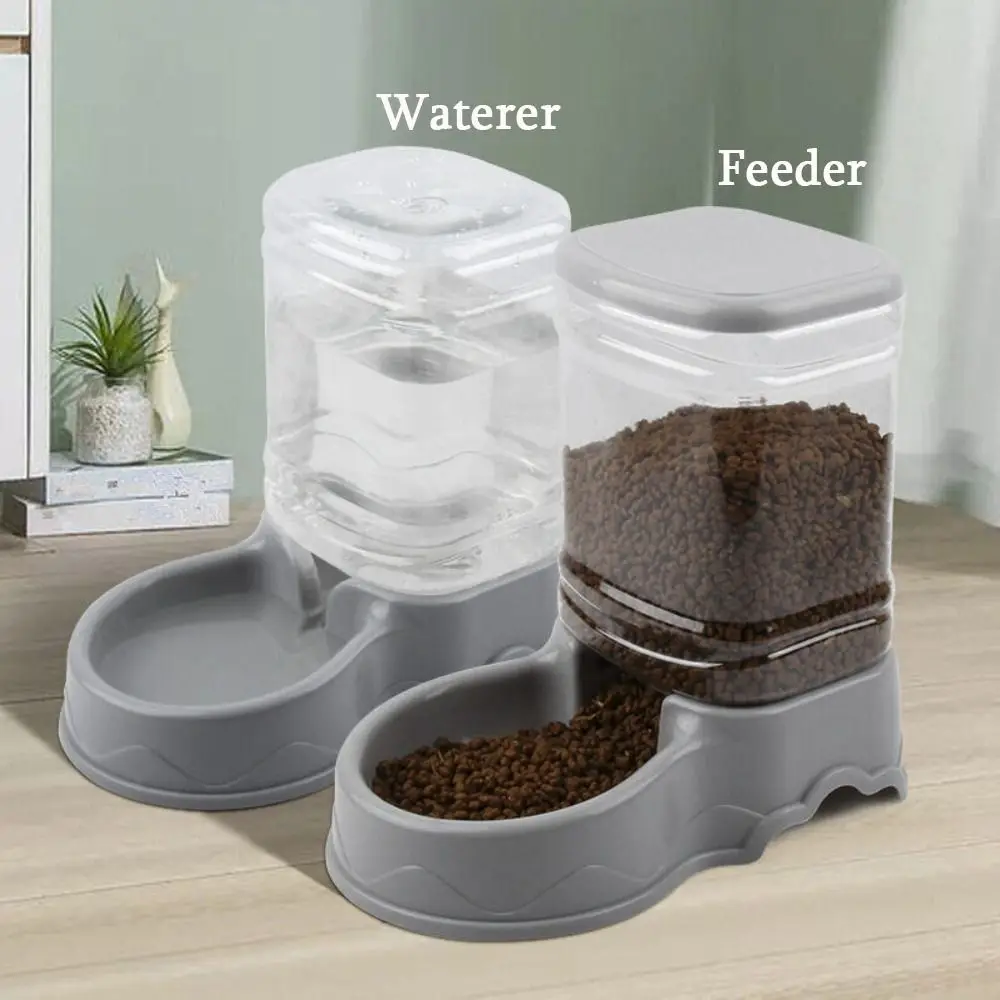 3.8L PP material Pet feeder Pet Water Fountain Drink Bowl Automatic Pet Feeder Large Cat Dog Food Dispenser 4