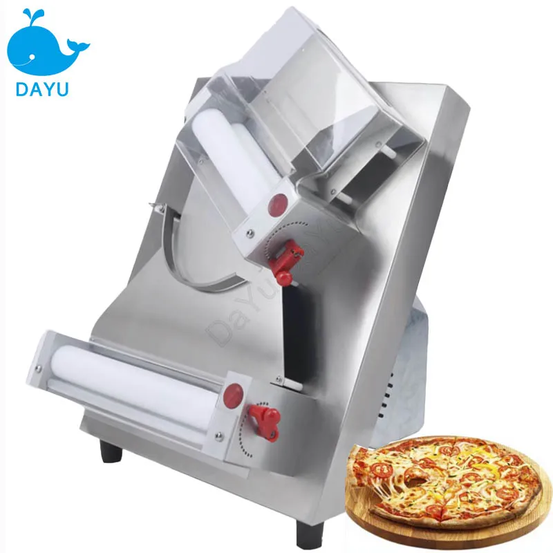 Pizza Forming Machine Commercial Fully Automatic 3-12 Inch Stainless Steel Food Proceessor Adjustable Dough Press Maker