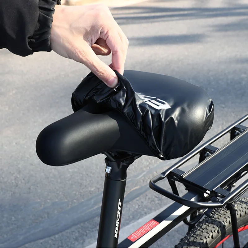 Waterprooof Bike Saddle Cover Elastic MTB Seat Cover Ultralight Portable Road Bicycle Saddle