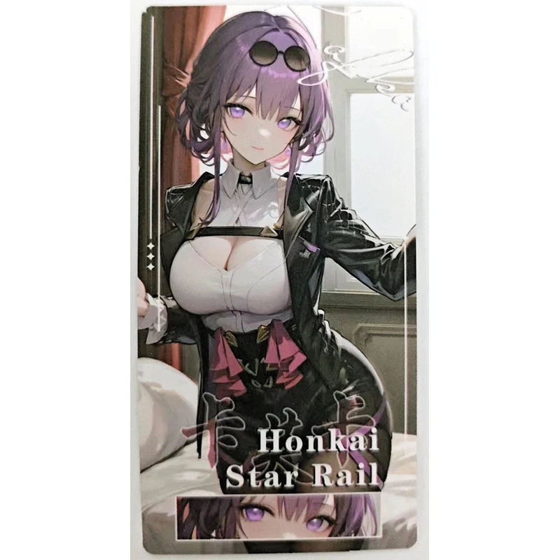 Anime Goddess Story Ganyu Kanroji Mitsuri Kafka Hu Tao Hoshino Ai Collectible Cards Christmas Birthday Gifts Children's Toys