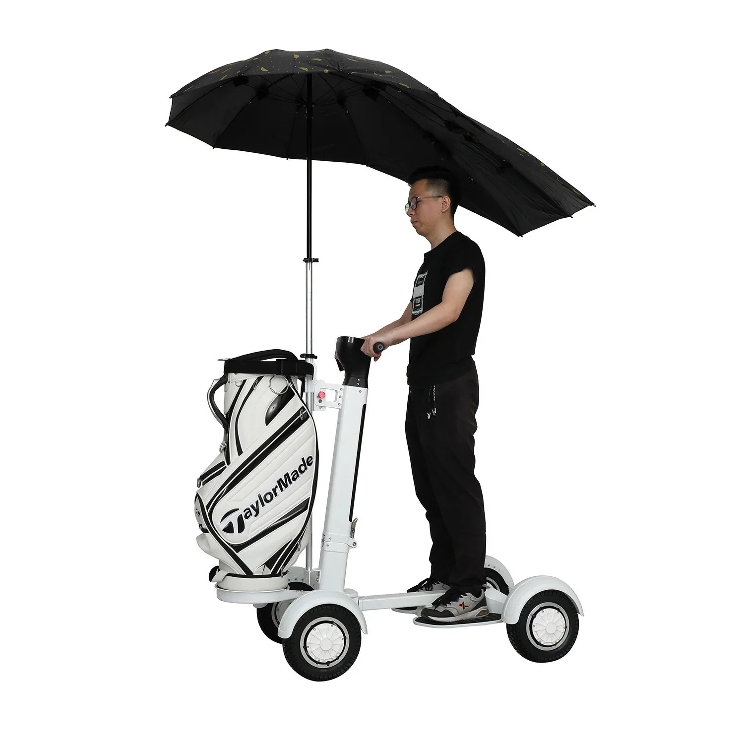 Convenient Modern 48V 14AH/20AH Removable Battery Electric Golf Cart with High-Efficiency Golf Trolley