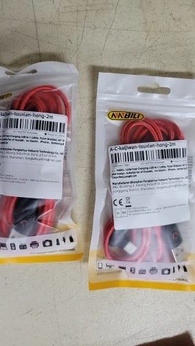 NNBILI 120W Fast Charging USB to C Cable, Nylon Braided, 90 ° Bend Design, Suitable for of Huawei，no xiaomi、iPhone、Samsung ﻿ photo review