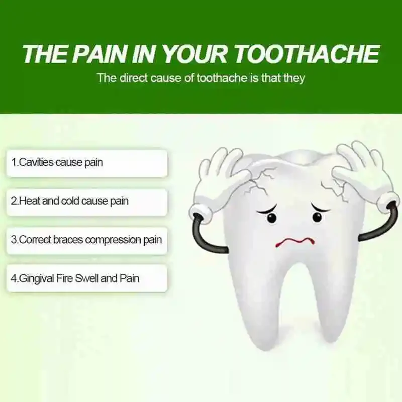 20ml Oral Care Tooth Prevent Toothache Pain Relief Sprays Cotton Swabs Easy Carry Around Teeth Care Plaster