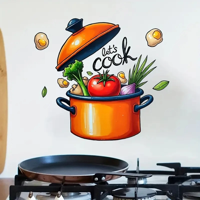 Let's Cook Decorative Wall Decal