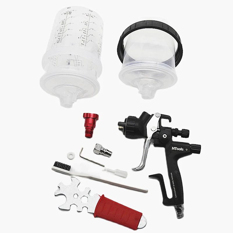 13MMHVLPRPSprayGunCarPaintGunGravitySprayGunWithAdapter
