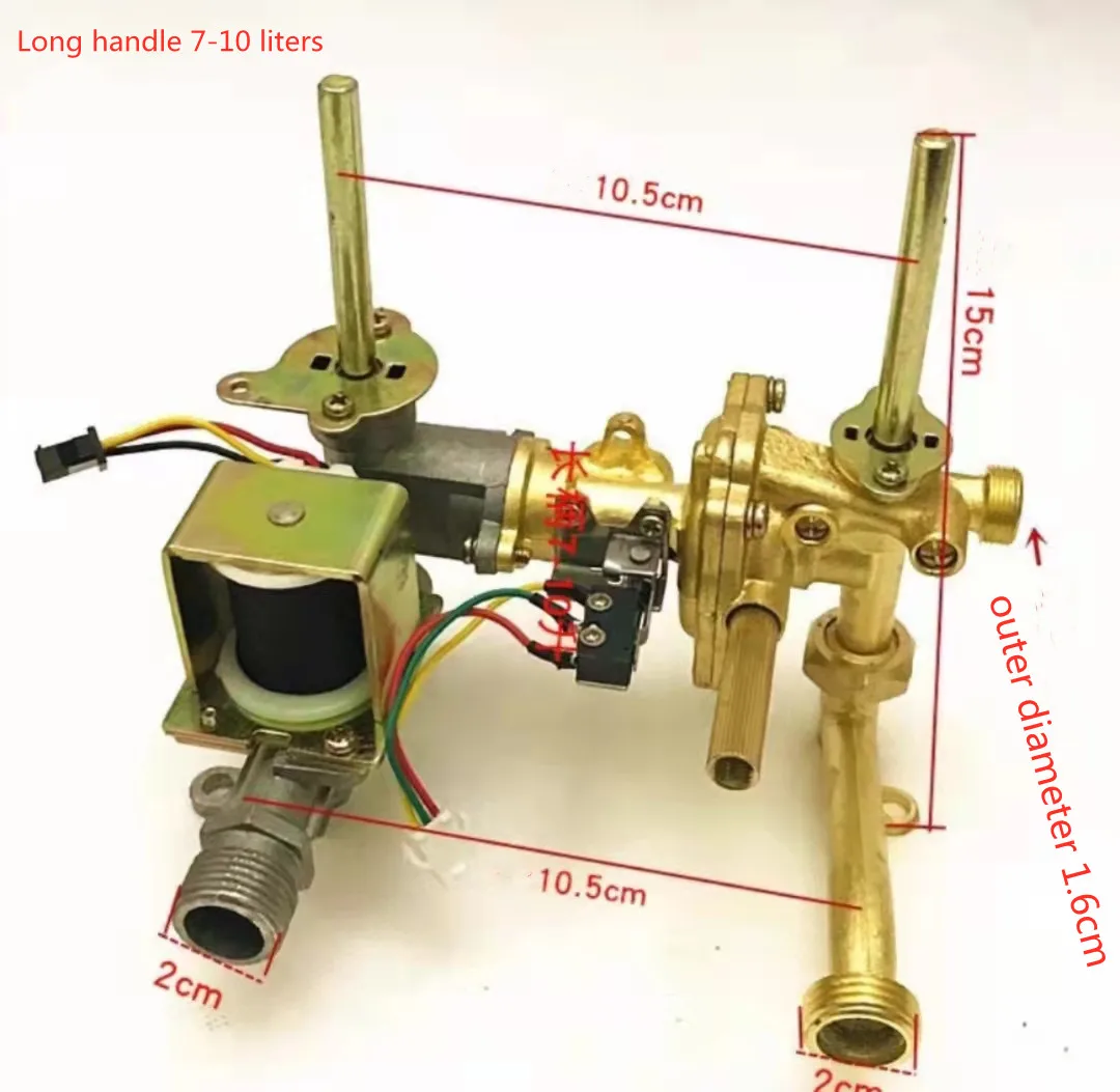 Description Picture 2 of itemquality 7-10L Gas Water Heater Parts gas and water assembly valve