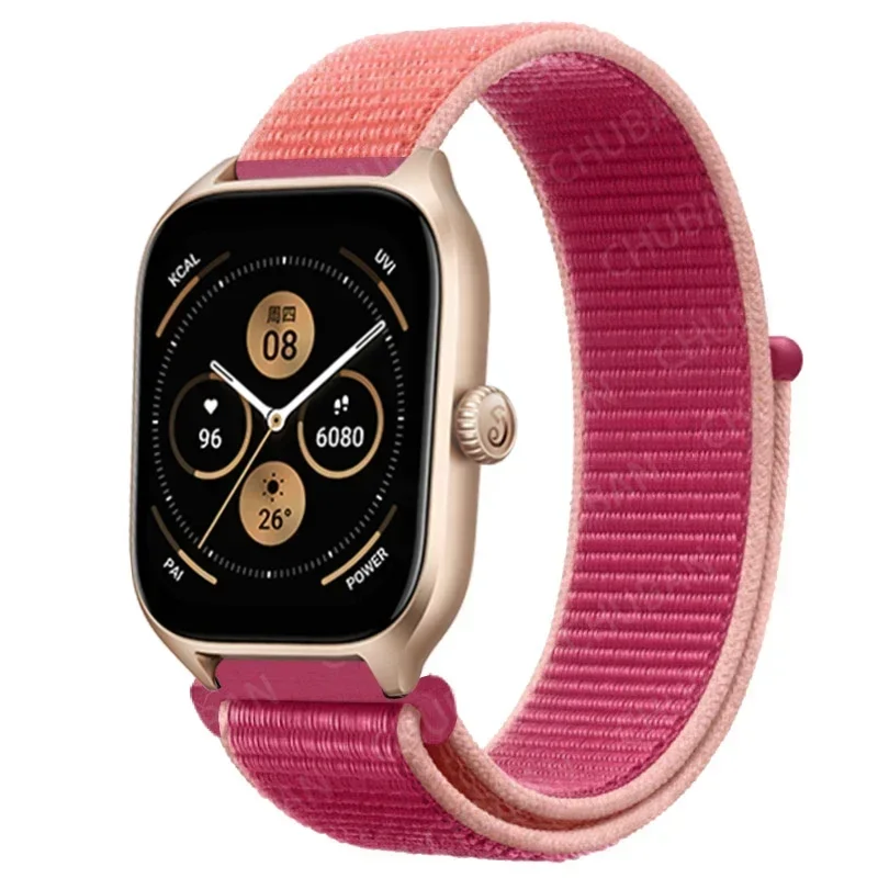 Nylon Loop Band Strap - Adjustable Watch Bracelet, 20mm/22mm