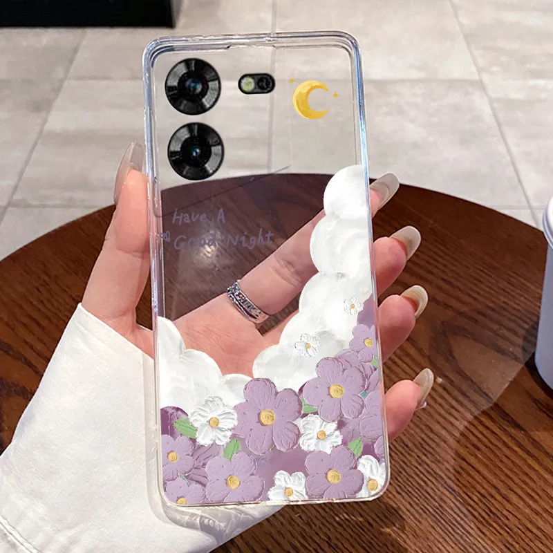 Aesthetic Cute Cat Soft Transparent Silicone Phone Case