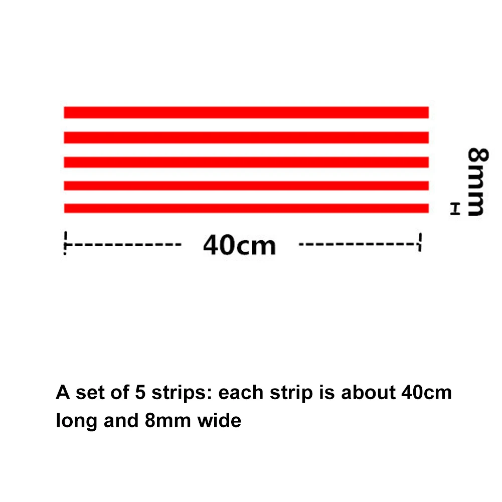 Reflective Car Sticker Car Styling Decal Fit for VW Golf 6 7 Tiguan