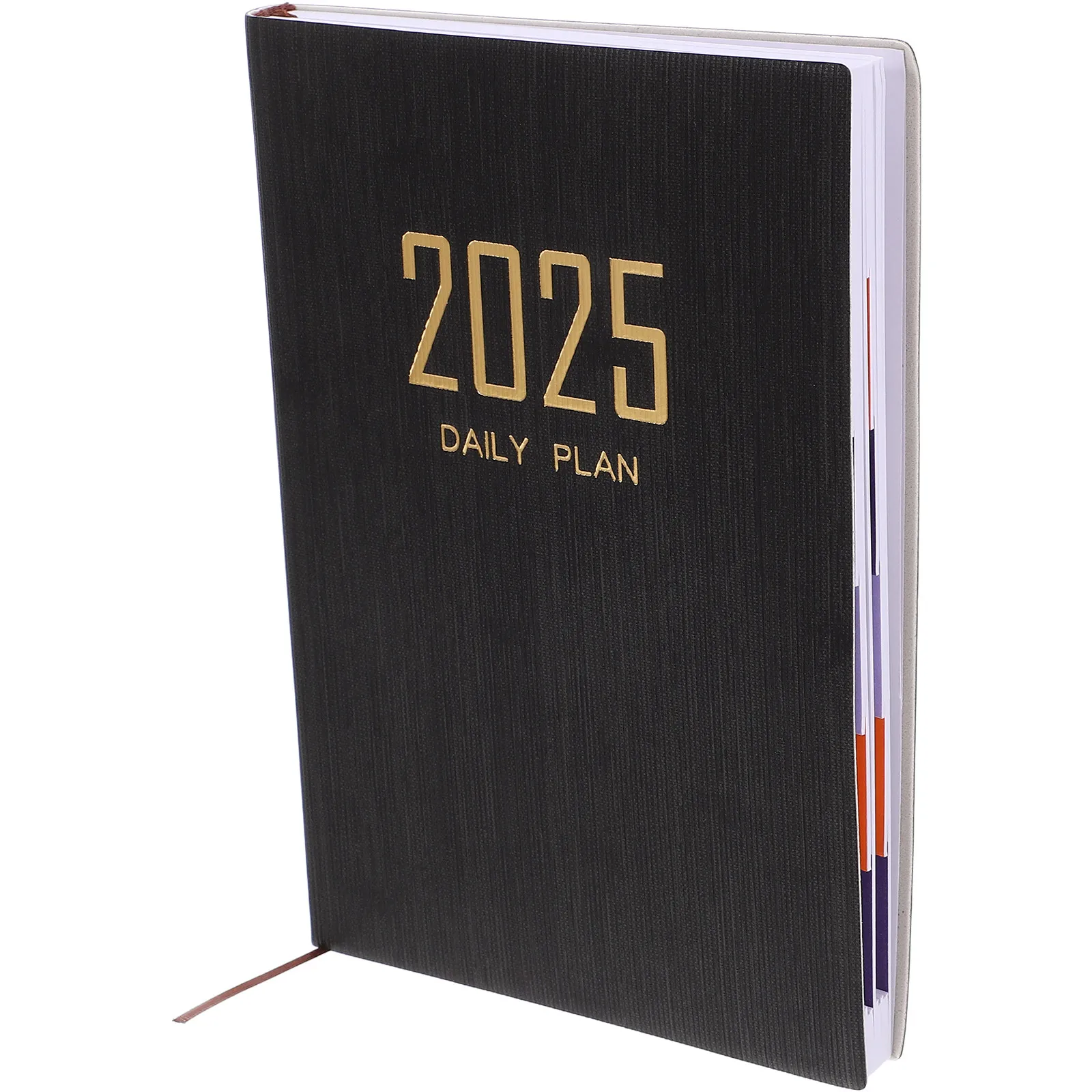 다기능 2025 데일리 플래너 노트북 A5 컴팩트 휴대용 위클리 먼슬리 오거나이저 노트북 스케줄북