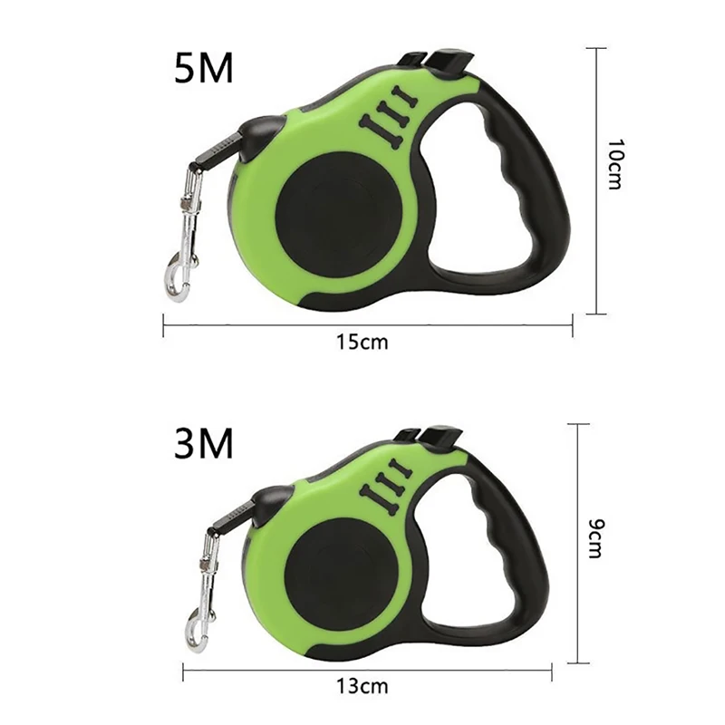 New Leash For Big Dog Retractable Leash 5 Meters Hands Free Small Dog Leash Double Strap For Dogs GXQ12_voghion.com
