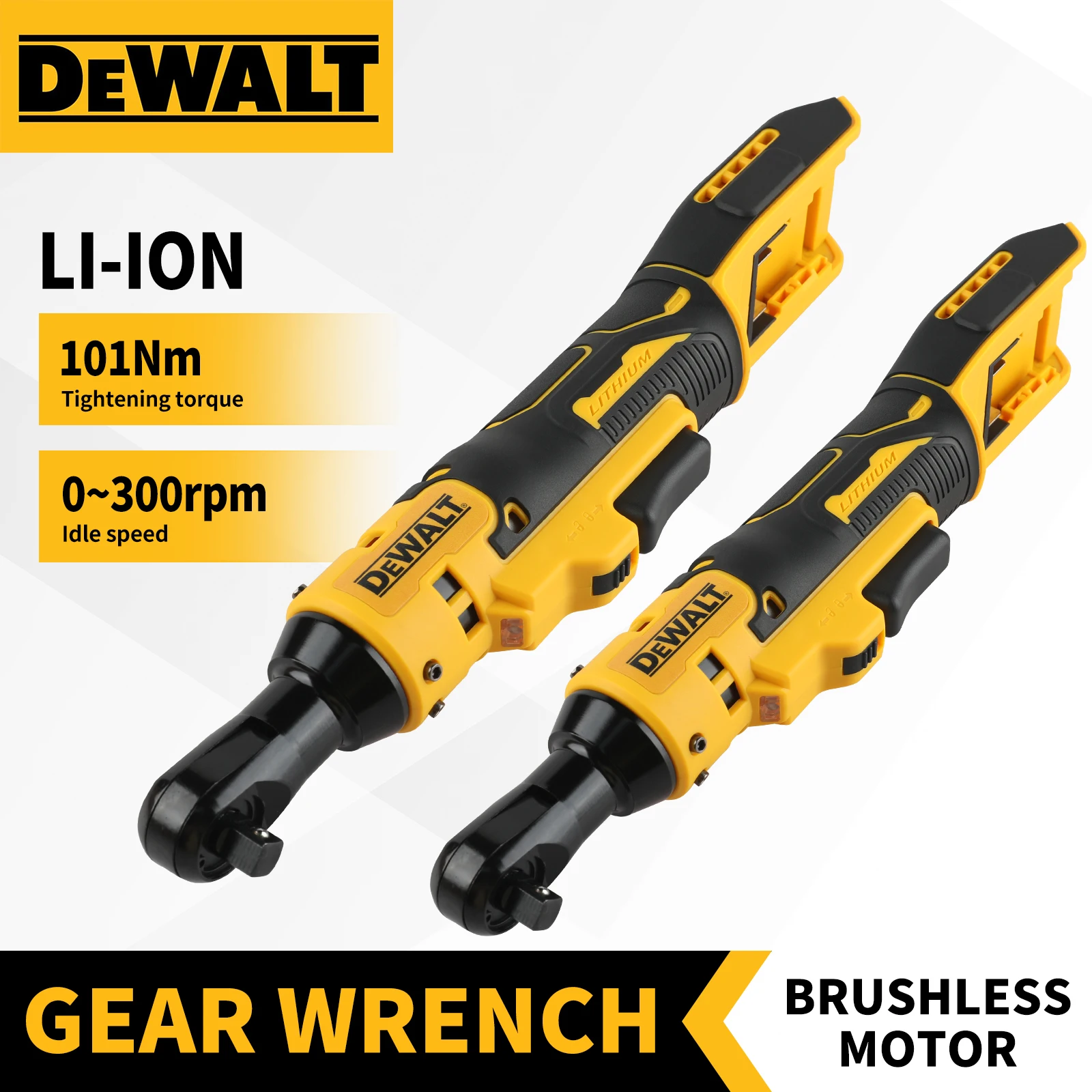 DCF513 1/2인치 브러시리스 라쳇 직각 렌치 브러시리스 무선 가변 속도 렌치 전동 공구, DEWALT 20V 배터리용