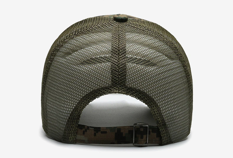 American flagge camouflage aufkleber bestickt basecap netz hut herren outdoor-klett kappe – Detail 9