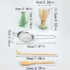 4PCS/5PCS/Set Bamboo Tea spoon Matcha Whisk Tea Spoon And Scoop Tea Strainers Tea-making Tools 6