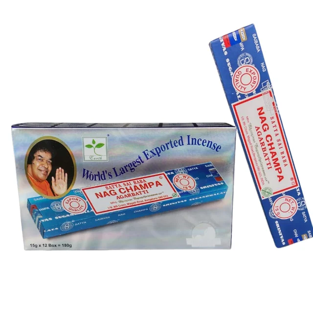 INCENSO EM MASSALA SATYA 15G NAG CHAMPA