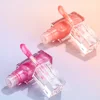 Private Label Lip Gloss Pigment Long-lasting Waterproof Matte Glossy Custom Logo Makeup Wholesale P238 Transparent Square Tube 2