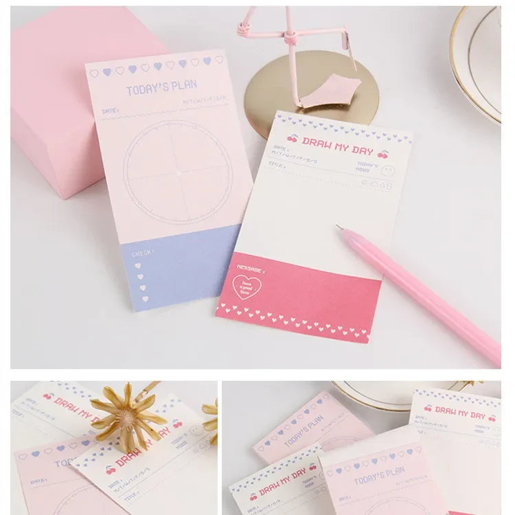 Simple Planners Can Tear Small Notebook Daily Message Notepad Weekly Office School Pocket Planner Writing Pads Journal
