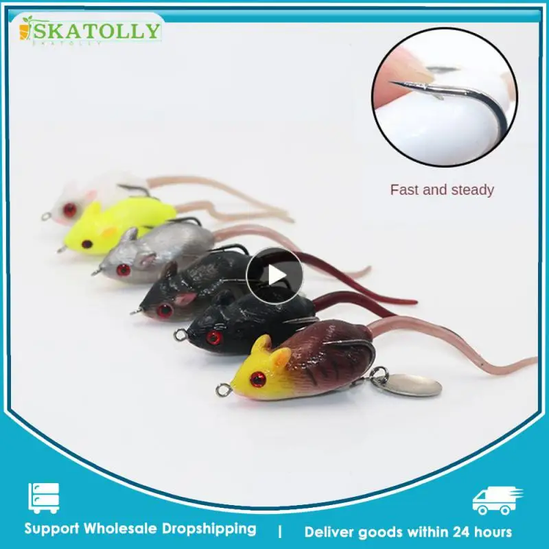 10.5G Rat Frog Fishing Lure Artificiale Soft Tube Bait Plastic Fishing Lure Con Ami Da Pesca Esche Jigging Pesce Gatto